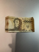 Banknot 500 zł 1982 r. Seria FR