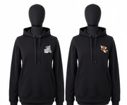 Komplet bluz z kapturem dla pary Tom i Jerry 