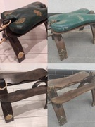 Rustykalne krzesło drewniane – ręcznie odnowione vintage,