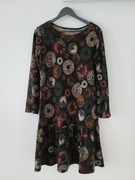 Sukienka w rozety z falbaną Grey Wolf rozmiar L