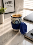 Kubek ceramiczny turystyczny ceramika Bolesławiec 
