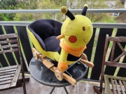 BUJAK NA BIEGUNACH PSZCZÓŁKA JEŹDZIK 2W1 JAK KON NA BIEGUNACH Z KOŁAMI