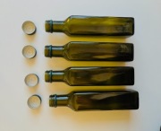 Butelki szklane - na syrop, nalewkę, oliwę, ocet