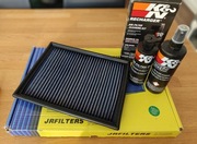 Sportowy filtr powietrza do Saab 9-3 II JR Filters i zestaw K&N