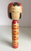Japonia. Togatta Kokeshi, sygnowana. Showa