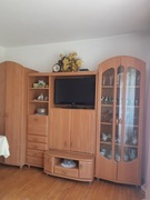 Szafa, regał z szafkami, przeszklona szafa, meble