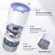 Elektryczna pułapka na owady, USB  na muchy lampa na komary z oświetleniem