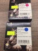 Zestaw Tuszy zamienników Epson EP-2712 cyan i EP-2713 magenta