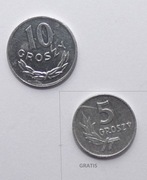 OKAZJA! ostatnia wybita moneta 10 gr z 1985 + GRATIS