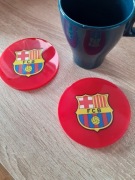 Barcelona Fc. Podkładka pod kubek z żywicy. 