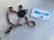 szelki ze skórą i wzorem boho, rozmiar mały, NOWE