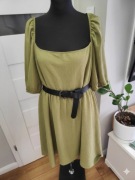Sukienka Primark 44 XXL khaki zwiewna lekka 