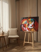 Obraz olejny w stylu kubizmu