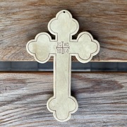 Zabytkowy krzyż kościołów wschodnich | IC XC NIKA Grecja kość słoniowa