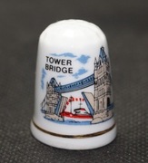 Naparstek Kolekcjonerski Porcelanowy Tower Bridge London