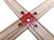 Skrzyżowanie do rozbudowy torów Ikea, Brio, Bigjigs i in.