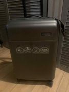 Wittchen walizka kabinowa z ABS-u z pionowymi paskami szara grafit