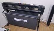 Ploter tnący Summa Cut D120R z koszem cięcie po obrysie OPOS