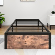 Rama łóżka 90x200 metalowa industrialna VERFARM