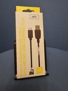 Nowy kabel usb-c do micro usb 1m 2A czarny 