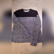 Sweter H&M niebieski/granatowy - rozm. M