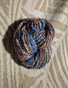 Yar art włóczka z merino alpaka lama jedwab róż niebiesko motek duży 191g