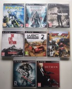 8 Gier na konsolę Sony PlayStation 3 PS3 WRC, Tomb Raider, Hitman itd.