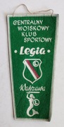 _Proporzec Legia Warszawa, 10x19 cm