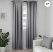 NOWE zasłony IKEA GUNRID oczyszczające powietrze antysmogowe145x300 cm