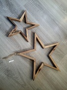 Gwiazdy drewniane ostatnie wyprzedaż 