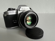 Nikon FG-20 + Obiektyw Nikon Nikkor F 50mm f/1,8 AIS