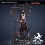 Figurka druk 3D żywica 12K " Mech Priestess Standard & NSFW " - 120 mm