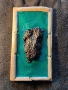 Dekoracyjny obraz z żywicy epoksydowej "Rocky Island" 25/14 cm