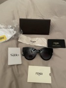 Piękne orginalne okulary Fendi damskie 