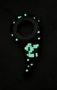 Brelok zawieszka Pixel Spin MINERAL GREEN keyrambit keyspiner