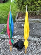 Parasole plażowe automatyczne PRL plus szklana laska