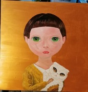 Obraz na stoliku Ikea Lack "Pola" 