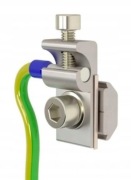 Zacisk uziemiający Corab ZU-01AL do profilu, FI8 lub 16mm2