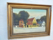 Stary obraz na płótnie sygnowany 1906 rok .