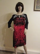 LUISA CERANO sukienka kolorowy jedwabny przód _ M