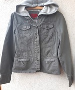 Influence Kurtka Militarna z Kapturem  Bawełna Rozmiar S