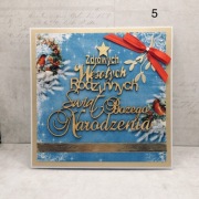 Kartka świąteczna, kartki święta Boże Narodzenie z kopertą