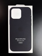 Silikonowe silicone case etui MagSafe APPLE iPhone 16 Pro Max Czarny black