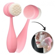 Szczotka do mycia twarzy dwustronna 14,5cm