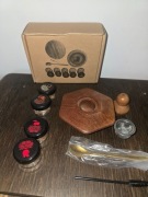 Zestaw do wędzenia dymienia koktajli z wiórkami z drewna do whisky