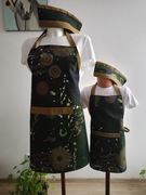 Jeansowe fartuszki fartuchy dla mamy i dziecka