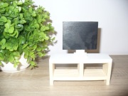 Mebelki drewniane dla lalek barbi regał RTV