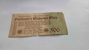 NIEMCY, 500 MILIARDÓW MAREK 1923 rok