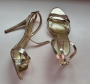 TOPSHOP sandały złote roz 42