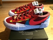 NOWE Nike Blazer Low Sacai Kaws Red r.42,5 (9 US)